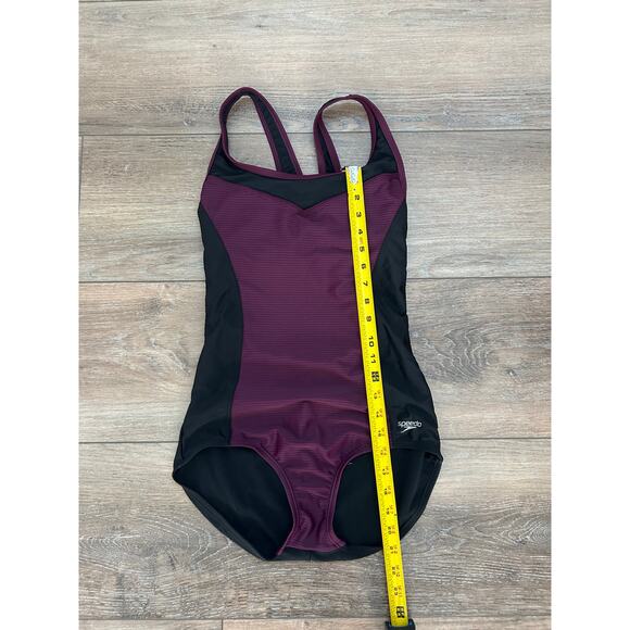 Speedo One Piece Womens Swimsuit Size Medium Moderate Cut Lined Top - Picture 5 of 7